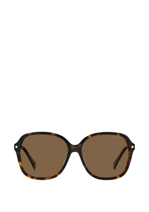 Polaroid tortoiseshell-effect butterfly-frame sunglasses - Brown