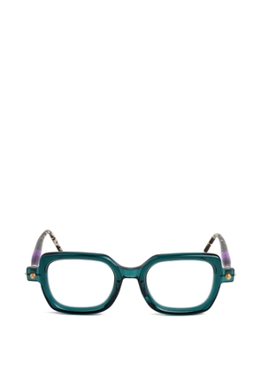 Kuboraum P4 square-frame glasses - Green