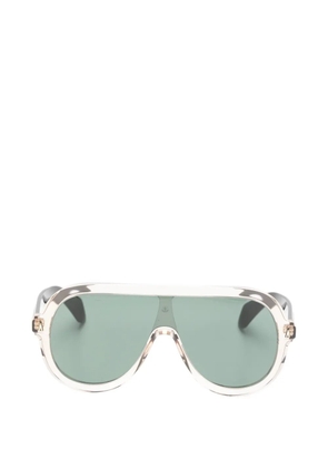 Moncler Eyewear Sunsette transparent-frame geometric-frame sunglasses - Neutrals
