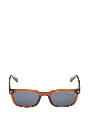 GUESS USA rectangle-frame sunglasses - Brown