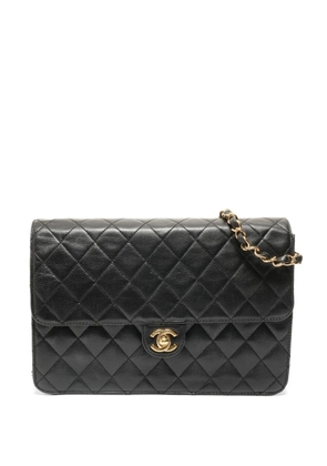 CHANEL Pre-Owned 2008 Matelassé chain shoulder bag - Black