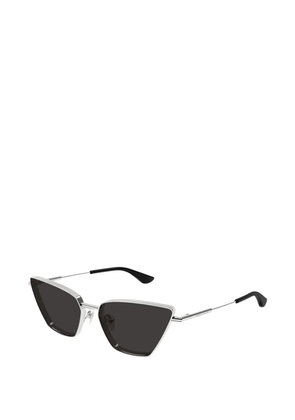 Alexander McQueen cat-eye frame sunglasses - Silver
