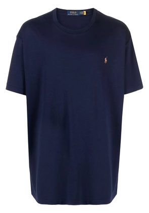 Polo Ralph Lauren logo-embroidered cotton T-shirt - Blue