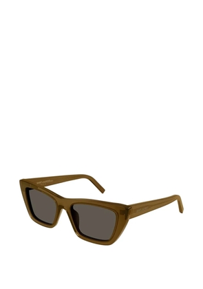 Saint Laurent Mica cat-eye sunglasses - Brown