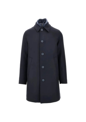 Herno layered coat - Blue
