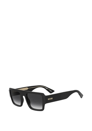 Moschino rectangle-frame sunglasses - Black