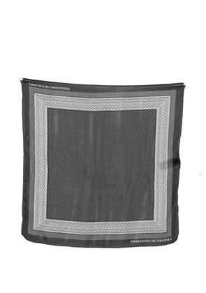Ermanno Scervino Foulard geometric-print scarf - Black