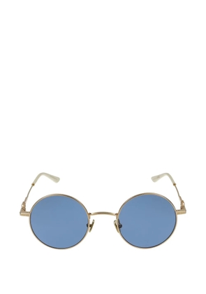 Valentino Garavani VLogo round-frame sunglasses - Gold