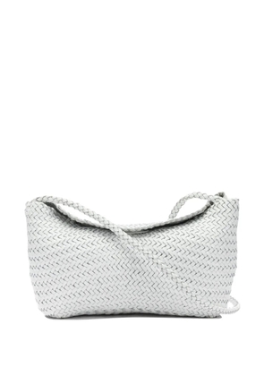 DRAGON DIFFUSION small Corsina leather shoulder bag - White