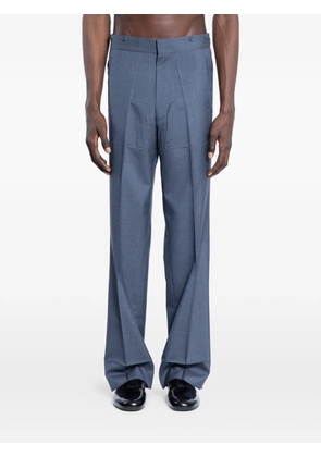 Prada pressed-crease trousers - Blue