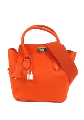 Hermès Pre-Owned 20 Toolbox Swift leather tote bag - Orange