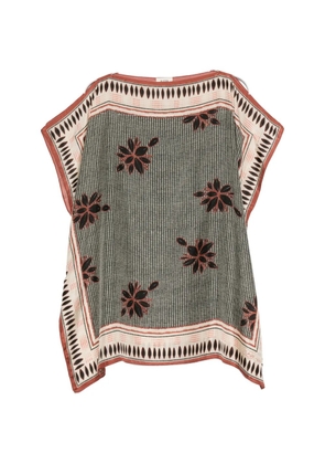 Diega geometric-pattern tunic - Neutrals