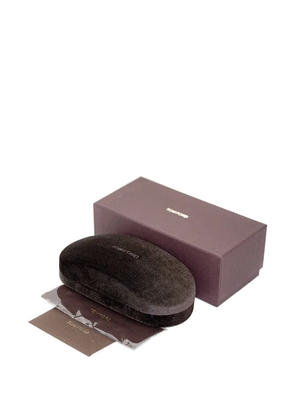 TOM FORD Eyewear Chloe oval-frame sunglasses - Green