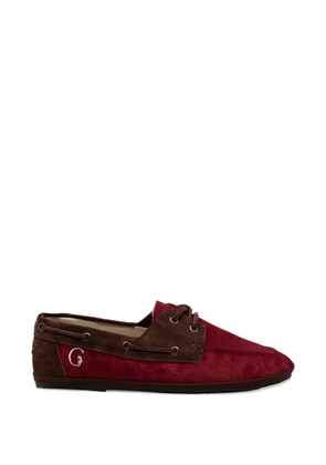 Gondolina Sartia suede boat shoes - Red