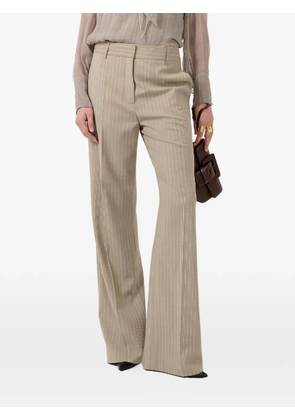 Barbara Bui pinstripe-pattern trousers - Neutrals