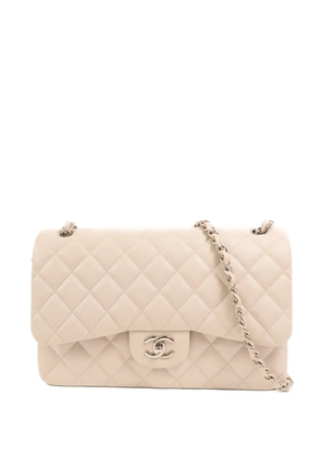 CHANEL Pre-Owned large CC SHW Classic chain shoulder bag - Neutrals