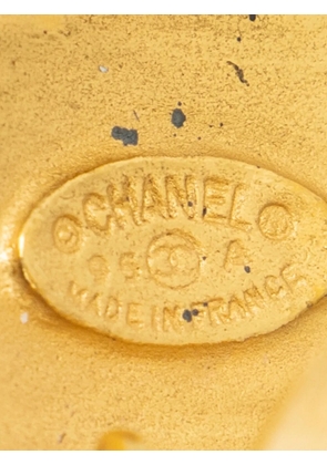 CHANEL Pre-Owned Interlocking CC earrings - Gold
