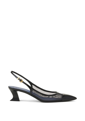 Lanvin point-toe sling-back pumps - White