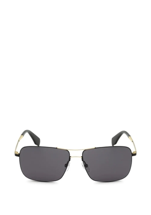 adidas rectangle-frame sunglasses - Gold