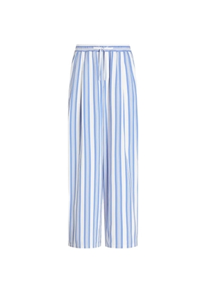 Dolce & Gabbana striped poplin vanity trousers - Blue