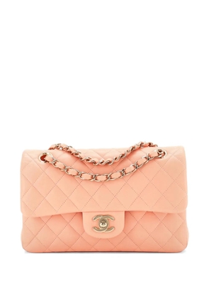 CHANEL Pre-Owned Classic Double Flap Bag Quilted Lambskin Small shoulder bag - Pink