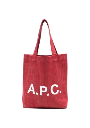A.P.C. small Lou tote bag - Red
