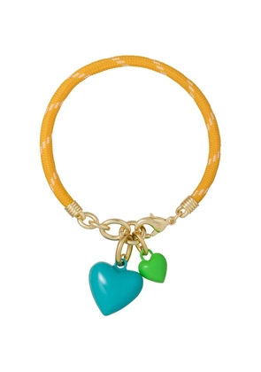 Roxanne Assoulin The Happy Cord heart-charm bracelet - Blue