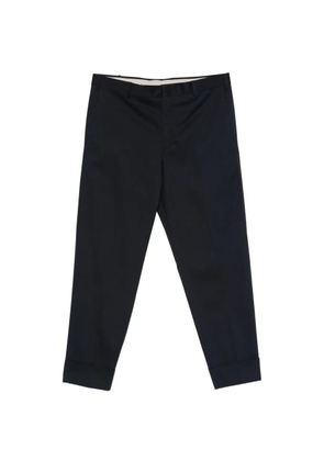 PT Torino pressed-crease turned-up trousers - Blue