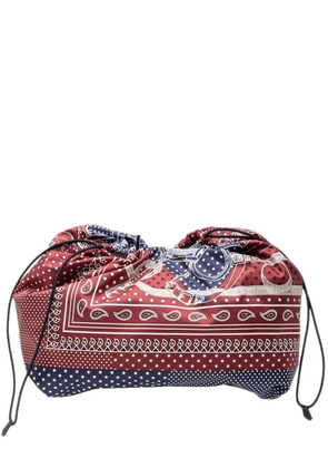 Hermès Pre-Owned 2018 Silk Eperon d Or Bandana Sac Musardine Insert pouch - Red