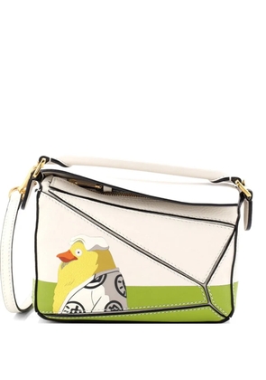Loewe Pre-Owned Spirited Away Otori-Sama Puzzle Bag Printed Leather Mini shoulder bag - Multicolour