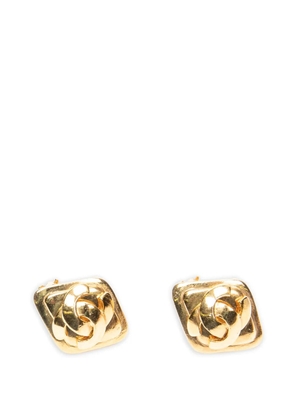 CHANEL Pre-Owned Interlocking CC earrings - Gold