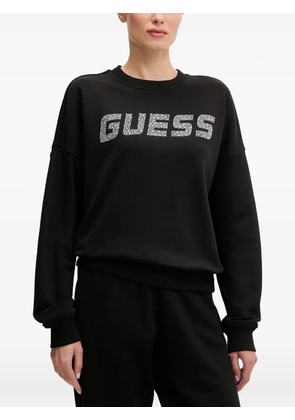 GUESS USA logo-embellished sweatshirt - Black