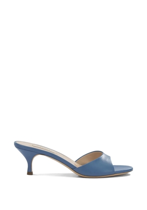 Casadei leather kitten-heel pumps - Blue