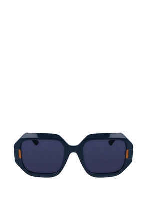Karl Lagerfeld geometric-frame sunglasses - Blue