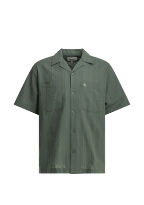 Carhartt WIP embroidered-logo short-sleeve shirt - Green