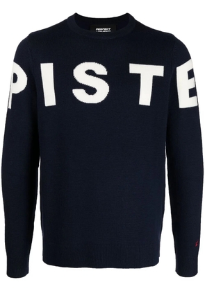 Perfect Moment Piste two-tone jumper - Blue