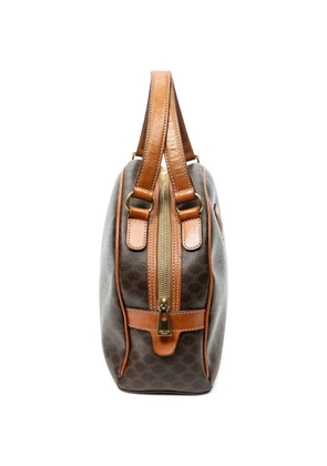 Celine Pre-Owned leather-trim tote bag - Brown
