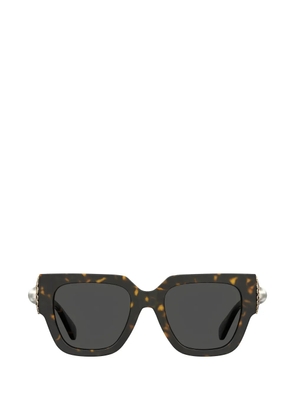 Moschino tortoiseshell-effect square-frame sunglasses - Brown