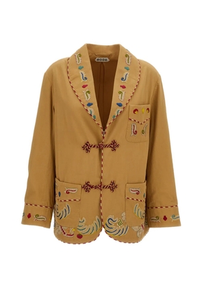 BODE Feather Runner embroidered jacket - Neutrals