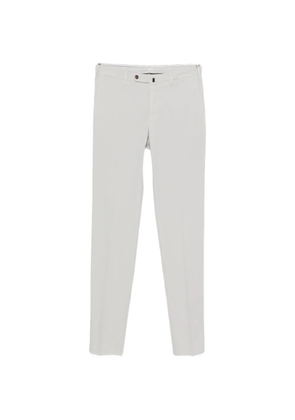 Incotex slim-fit pressed-crease trousers - Grey