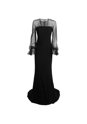 Catalina Royal mermaid gown - Black