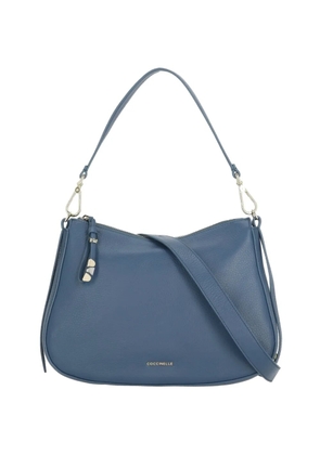 Coccinelle small Nory grained leather shoulder bag - Blue