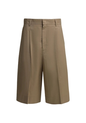 Soeur Imogen pleated wide-leg shorts - Neutrals