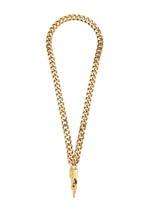 Christian Dior Pre-Owned chain-lock necklace - Gold