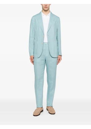 Manuel Ritz straight-leg suit - Blue