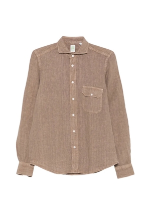 Finamore 1925 Napoli flap-pocket shirt - Neutrals