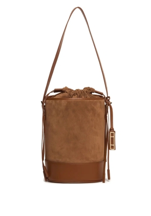 Fabiana Filippi suede-leather bucket bag - Brown