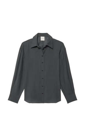 Calvin Klein twist-detail cut-out blouse - Blue