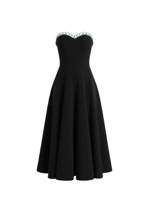 Nafsika Skourti Leo Cinderella crystal-embellished dress - Black