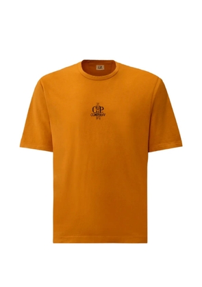 C.P. Company 1020 logo-print short-sleeve t-shirt - Orange